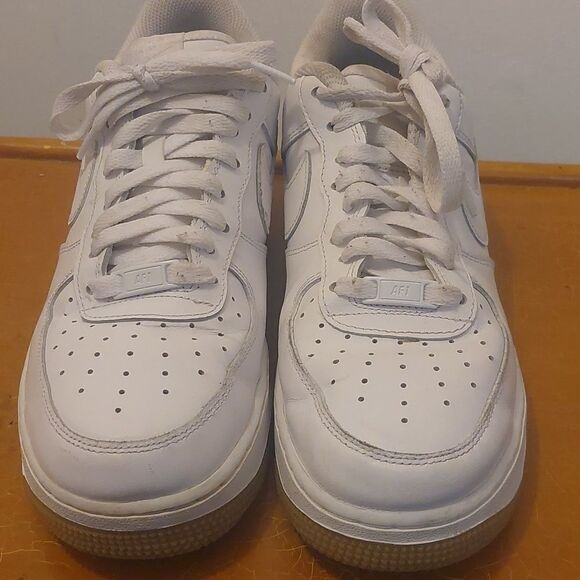 Nike Air Force 1 07 White Brown Gum bottom Men Shoes - Picture 1 of 8